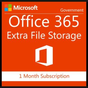 NCE Office 365 Extra File Storage (GCC) Annual Commit